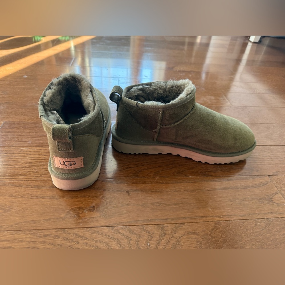 Green mini UGGs